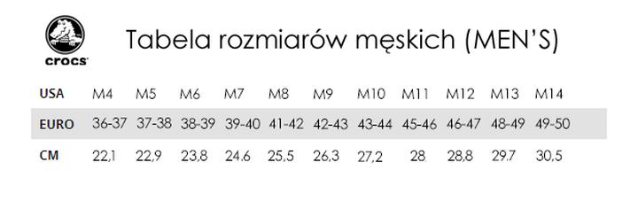 Jak zmierzyć stopę do Crocs