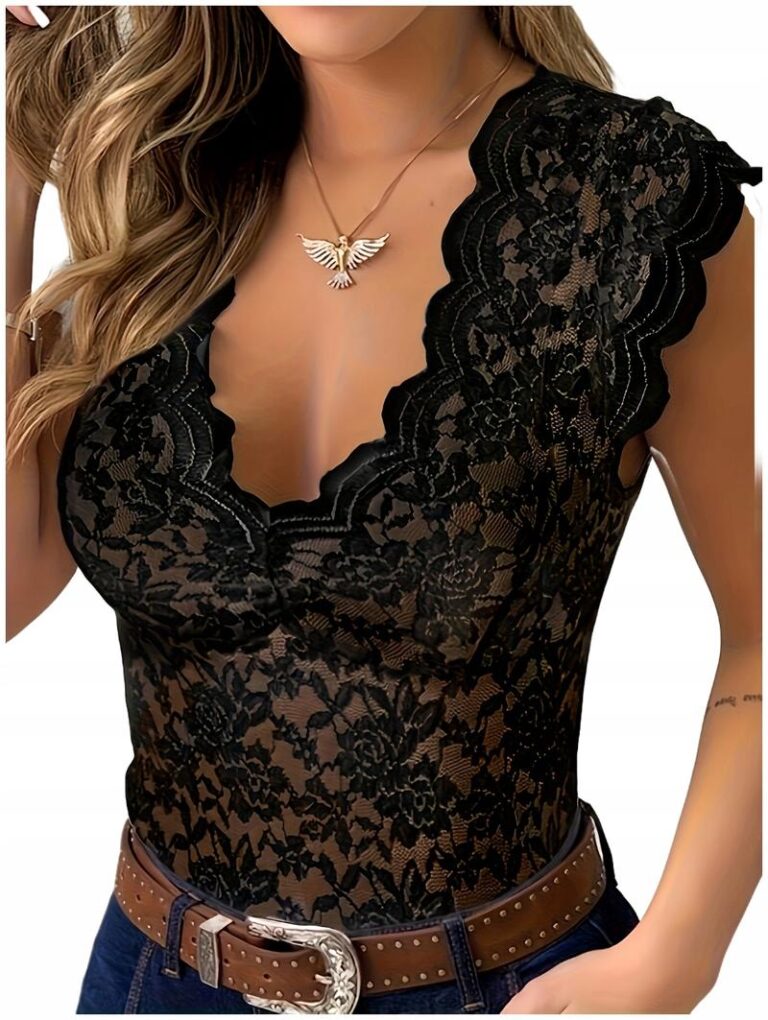 Elegancka bluzka z koronki – jak ją uszyć krok po kroku?