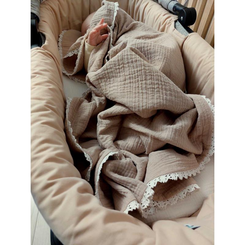 Przewodnik po szyciu: jak uszyć kocyk muślinowy krok po kroku