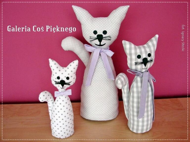 Stwórz Urokliwego Kota z Materiału – Przewodnik Krok po Kroku