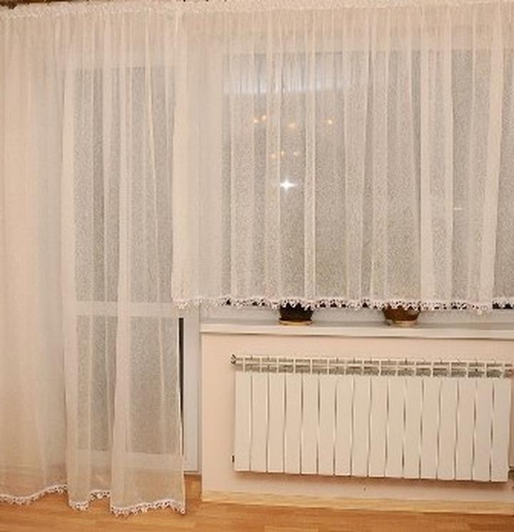 Szycie firanki na okno balkonowe