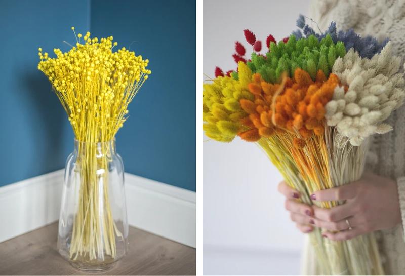 Farbowanie suchych traw: praktyczne wskazówki dla efektownych dekoracji