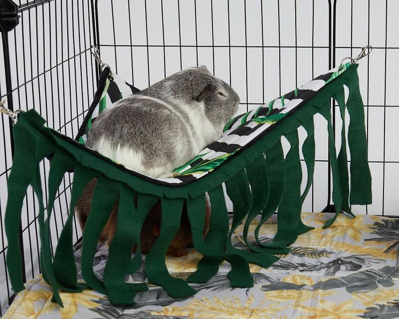 Szycie hamaka dla świnki morskiej