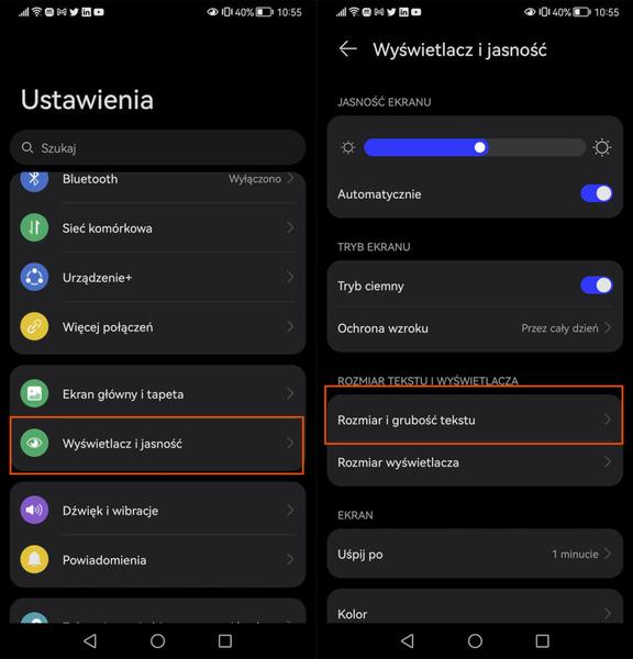 Czcionka w SMS